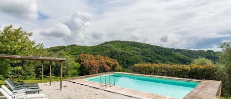 Schwimmbad des Ferienhauses