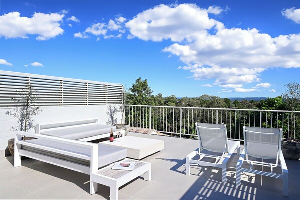 Relax on your private balcony with stunning views