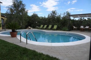 Piscine maison de vacances