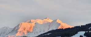 Le Mont Blanc vu du Salon