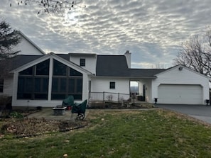 Rear of Home with patio area