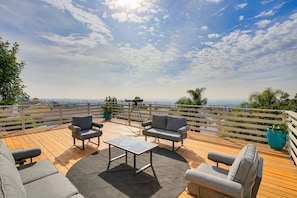 Deck | Outdoor Seating | Telescope | Downtown LA Views