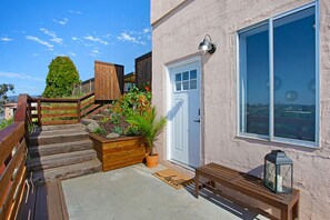 Front door with key pad