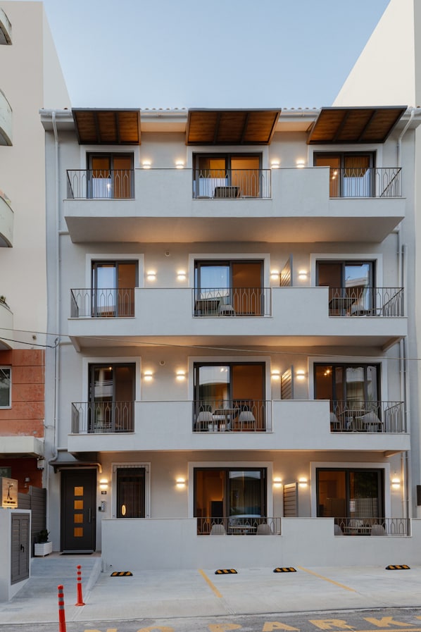 Fassade der Unterkunft
