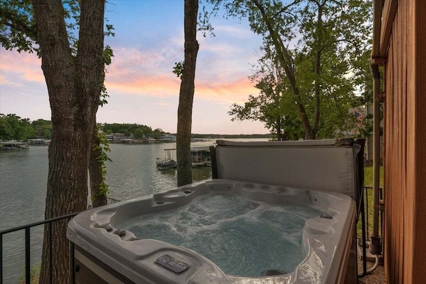 Welcome to Lakeview Haven, your perfect Lake of the Ozarks Vacation Home! You'll enjoy two living spaces, ample bedrooms, a hot tub, firepits and multiple outdoor lounge areas.