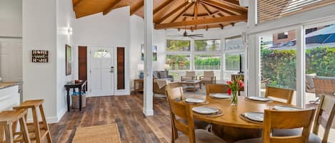 Expansive windows to enjoy the mountain views