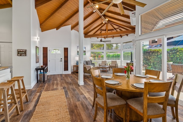 Expansive windows to enjoy the mountain views