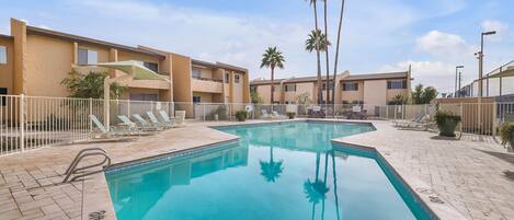 Welcome to Scottsdale! Start your stay the right way by taking a dip in our sparkling and spacious pool!