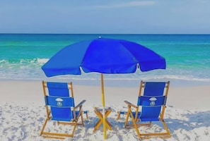Beach service for 2 included with your stay