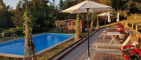 Schwimmbad des Ferienhauses