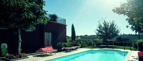 Piscine maison de vacances