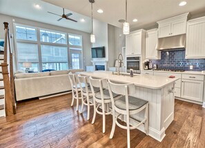 Beautiful gourmet kitchen with seating for 4