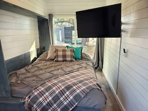 Living room with Murphy bed down