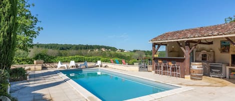 Piscine maison de vacances