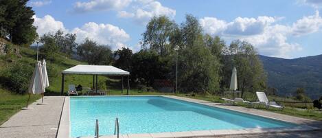 Schwimmbad des Ferienhauses