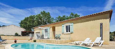 Piscine maison de vacances