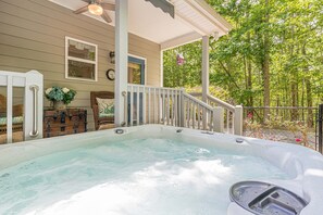 Your home away from home awaits in our hot tub!