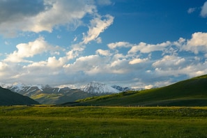 Summer Solstice Snow Dusting On The High Elk Mountains From Crested Butte