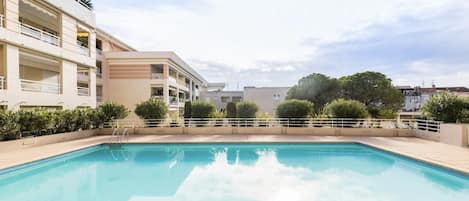 The pool is a great place to relax and enjoy the summer.