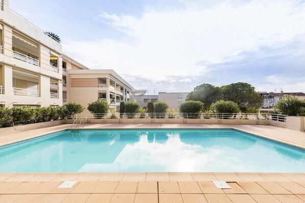 The pool is a great place to relax and enjoy the summer.