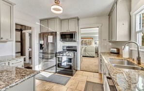 Fully remodeled kitchen is a dream to cook in.