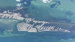 Aerial view of Key Colony Beach