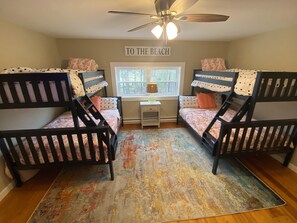 Two twin over full size beds 