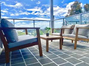 Amazing views with balcony.
