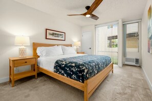 Beautifully decorated bedroom.