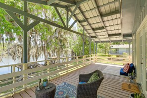 Covered Deck | River Views | Community Pool