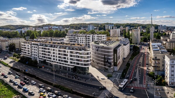 Fassade der Unterkunft