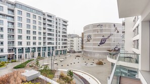 Blick vom Balkon