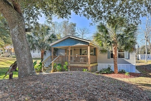 Home Exterior | 1,200 Sq Ft | Walking Distance to Beach