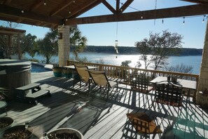 Relax on the deck and watch all of the birds that come to visit. 