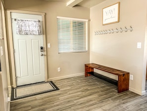 Side entryway.