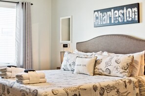 Cozy bedrooms with linens & towels provided