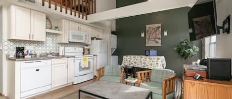 Kitchen and Living Room