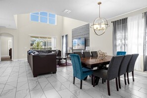 Open concept floor