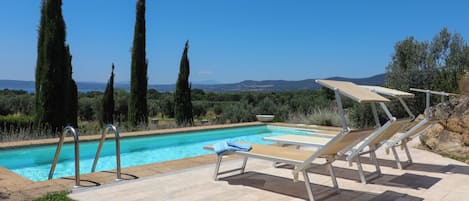 Pool mit Blick auf den Bolsenasee