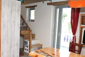 Apartment Matala with private balcony