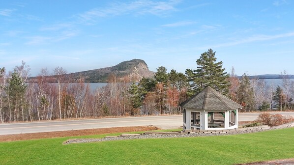 View of Moosehead Lake and Mt Kineo from Condo deck