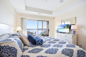 The King Master Suite is a highlight of the space