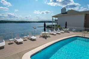 Enjoy your afternoons at the lakefront pool