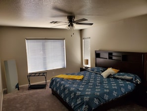 Master bedroom with King bed