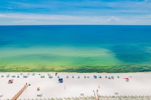 This is the view from your balcony of the Gulf of Mexico.