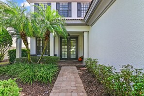 Entrance to the home