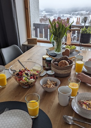Repas de petit déjeuner