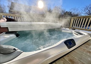Bain à remous extérieur