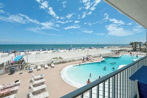 Private balcony view