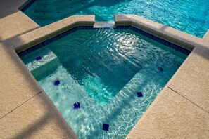 In Ground bubbling spa